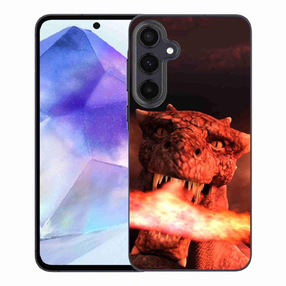 Gél védőhuzat mmCase Samsung Galaxy A55 5G - sárkány