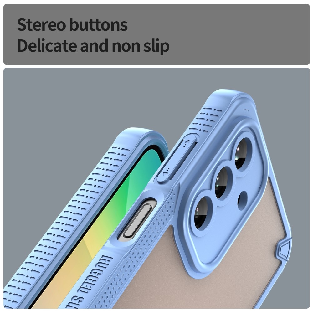 Fagyasztott tartós borítás Samsung Galaxy A26 5G készülékhez - kék