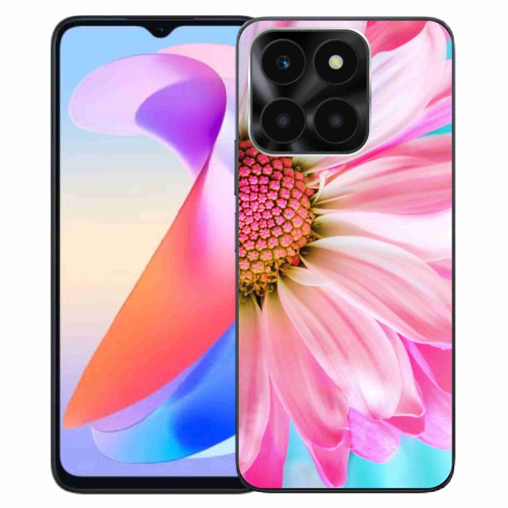 Zselés borítás mmCase a Honor X6a készülékhez - rózsaszín virág
