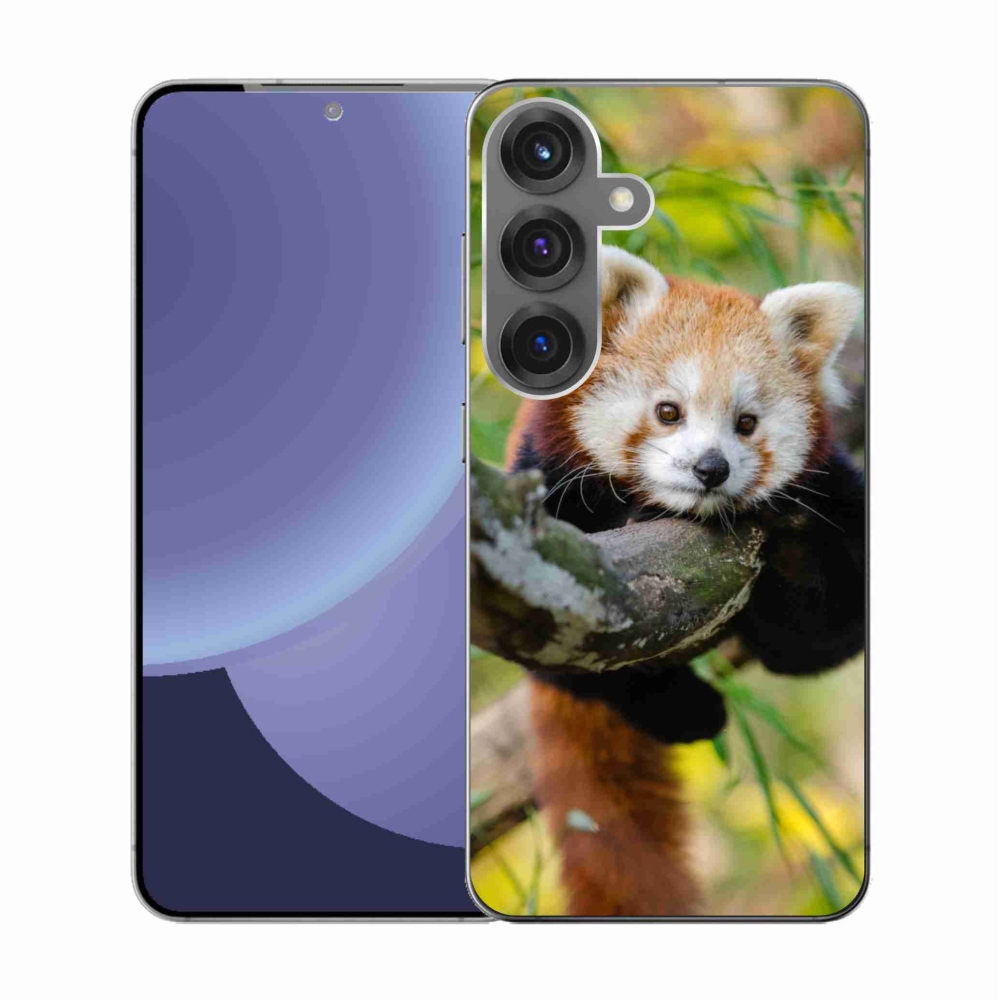 Gél védőhuzat mmCase Samsung Galaxy S25 készülékhez - pandavörös