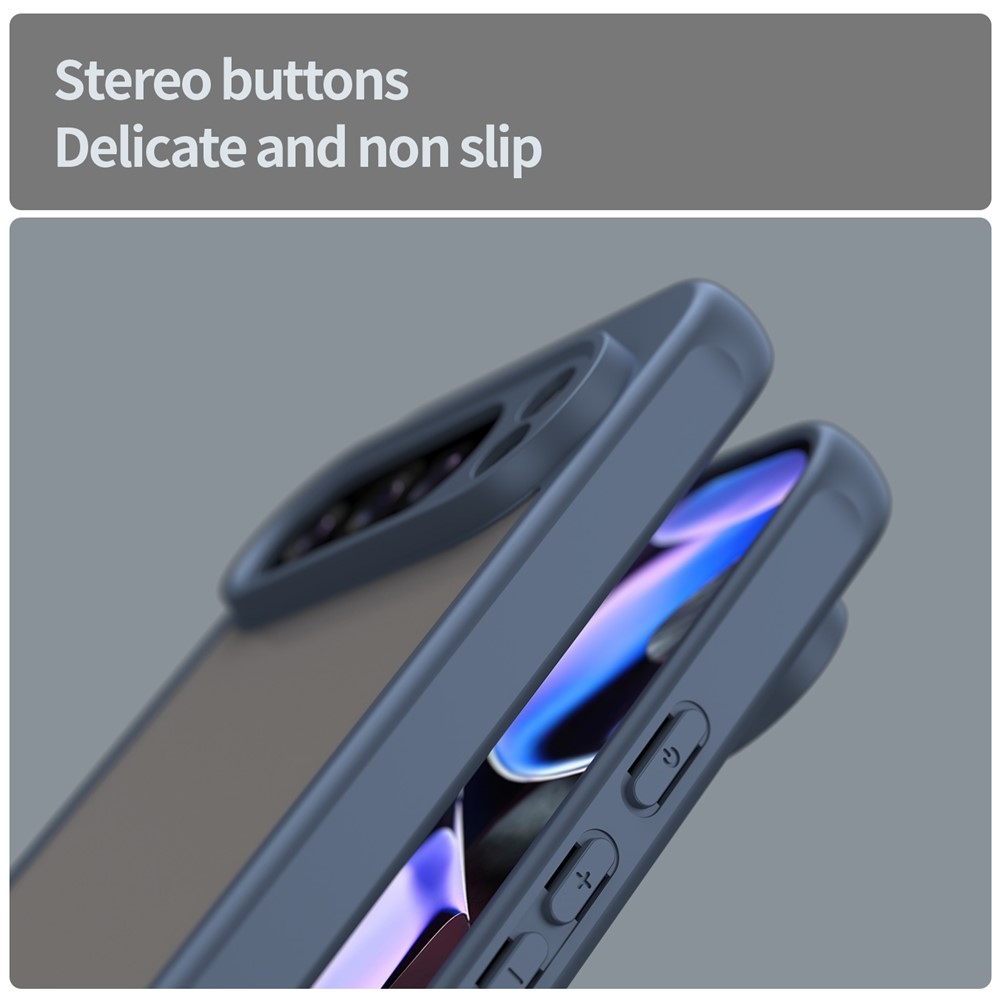 Zselés tok kemény hátlappal a Google Pixel 10 Pro XL számára - kék