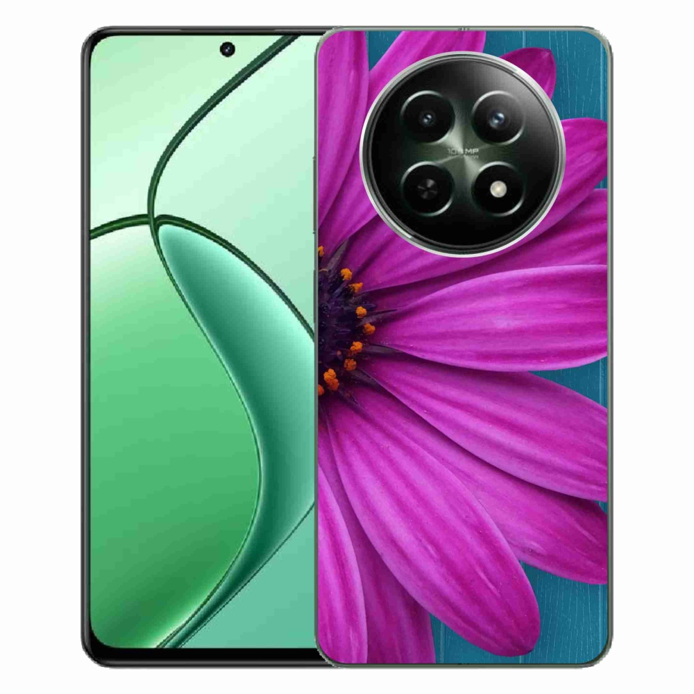 Gél tok mmCase a Realme 12 5G/12x 5G készülékhez - lila százszorszép