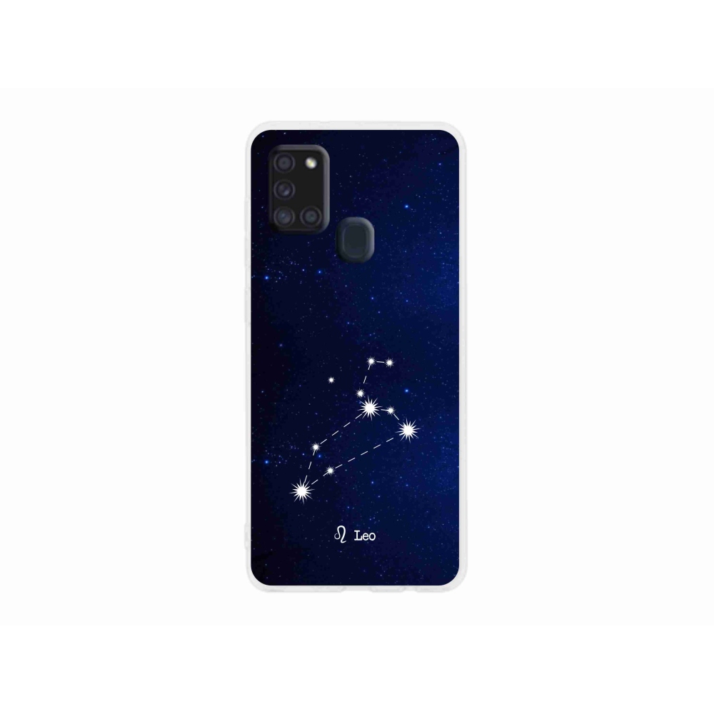 Gél borítás mmCase Samsung Galaxy A21s készülékhez - Oroszlán csillagkép