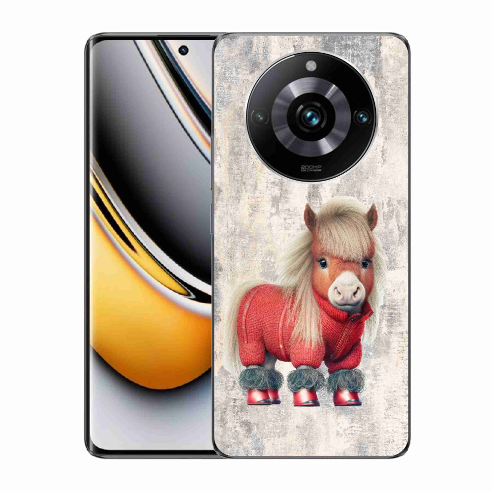 Zselés borítás mmCase a Realme 11 Pro/11 Pro+ - póni pulóverben