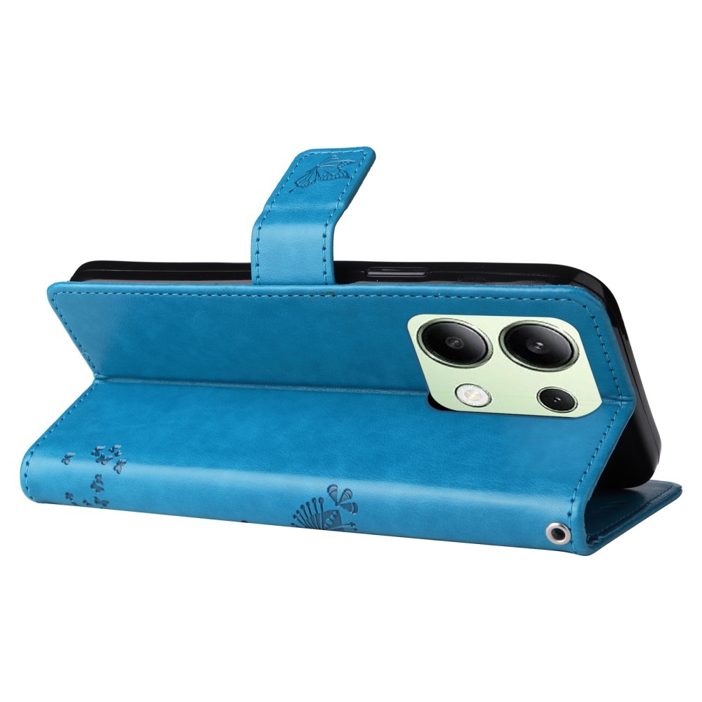 Fák könyv tok Xiaomi Redmi Note 13-hoz - kék