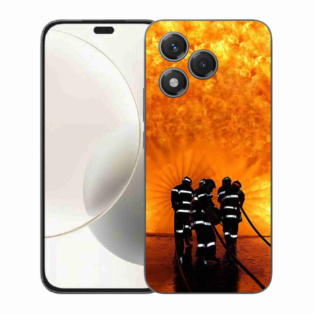 Zselés borítás mmCase a Honor 400 Lite-hoz - tűz