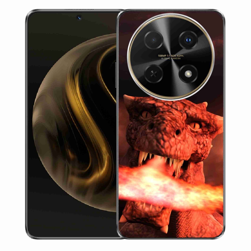Gél borítás mmCase a Huawei Nova 12i készülékhez - sárkány