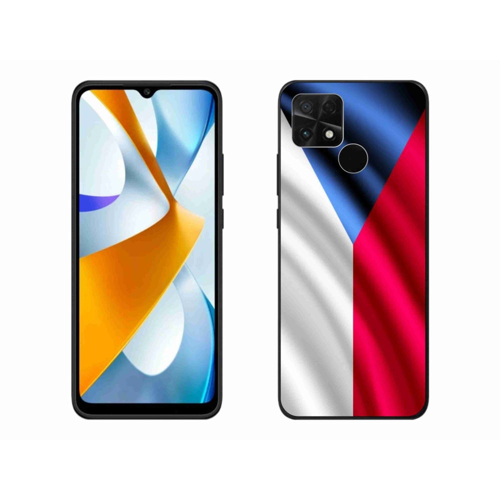 Gél borítás mmCase a Xiaomi Poco C40 - cseh zászlóhoz