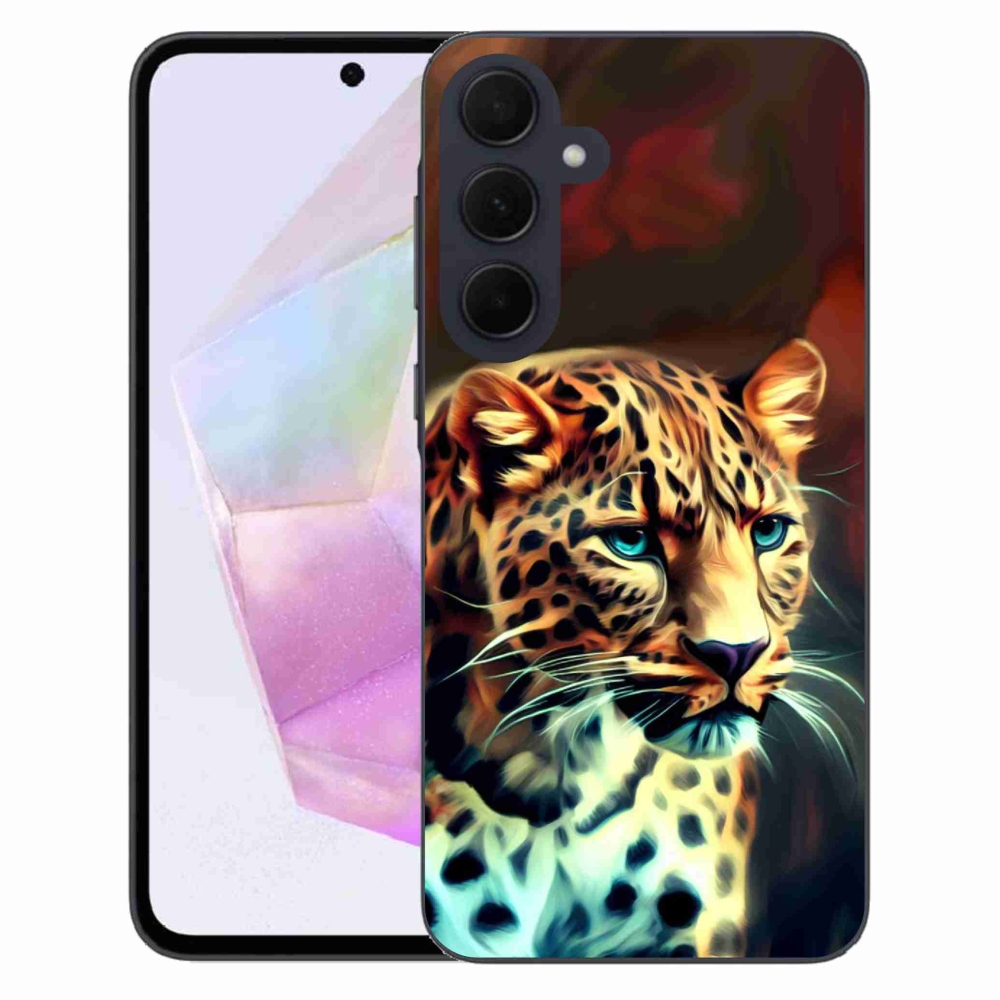 Zselés borítás mmCase Samsung Galaxy A35 5G - leopárd