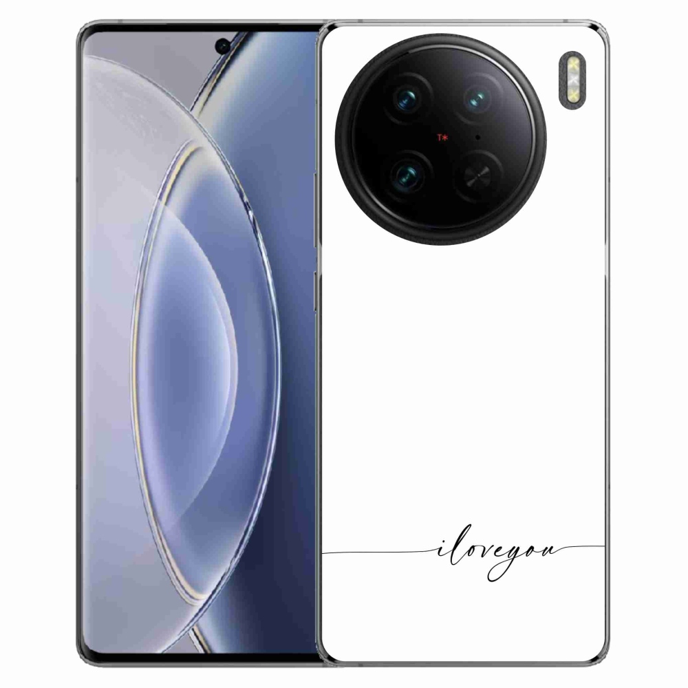 Gél borító mmCase a Vivo X90 Pro készülékhez - Szeretlek fehér háttérrel