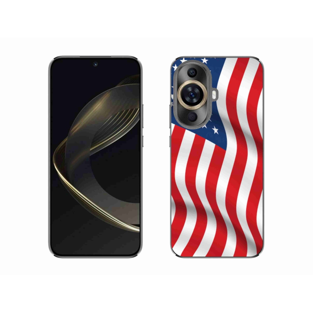 Gél borítás mmCase a Huawei Nova 11 készülékhez - amerikai zászló