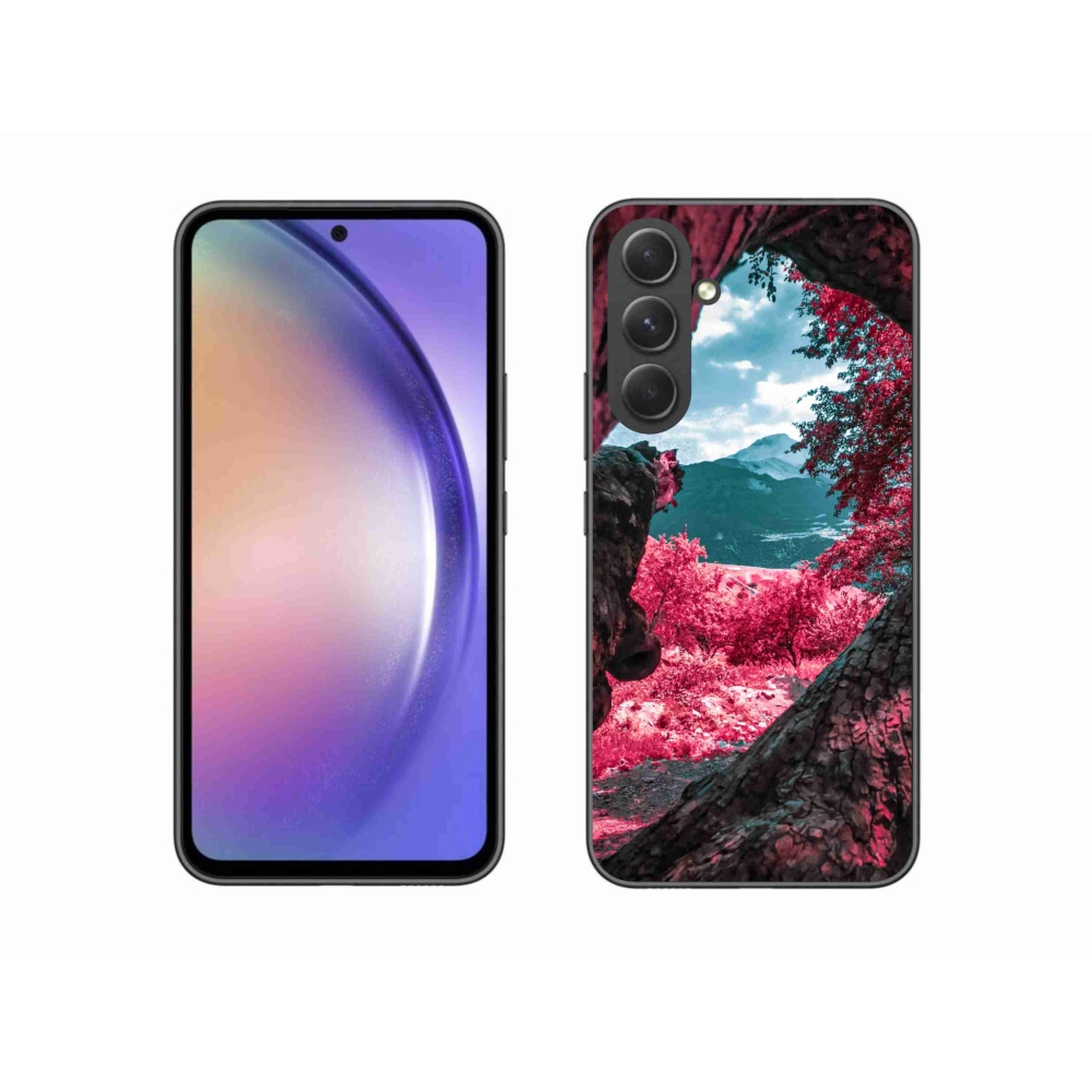 Zselés borítás mmCase Samsung Galaxy A54 5G - hegyi kilátás