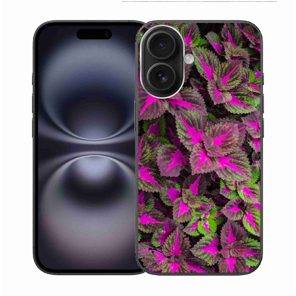 Gél borítás mmCase iPhone 16-hoz - virágok 10