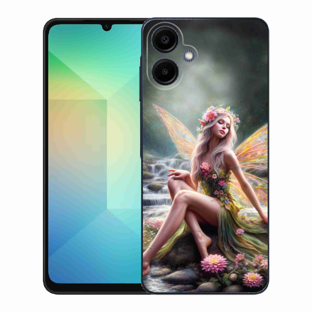 Gél borítás mmCase Samsung Galaxy A06 4G - pillangó nő 1