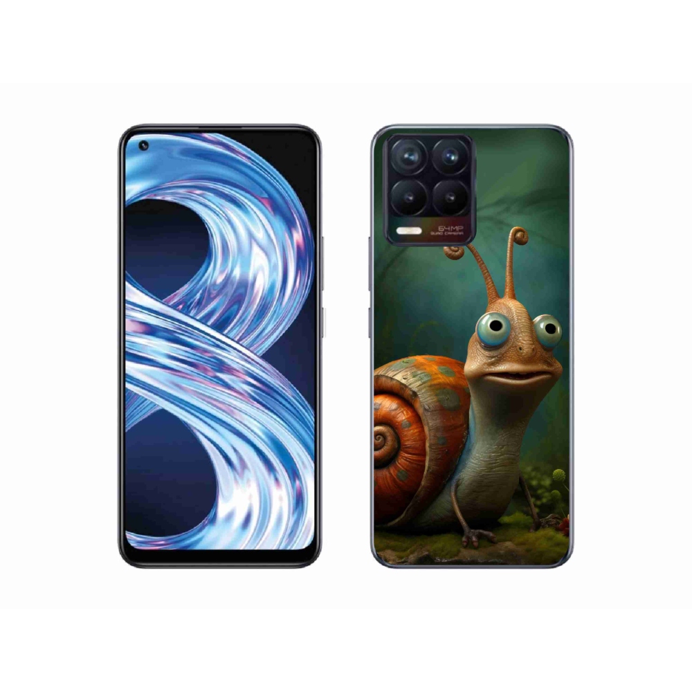Gél borítás mmCase a Realme 8 4G készülékhez - csiga