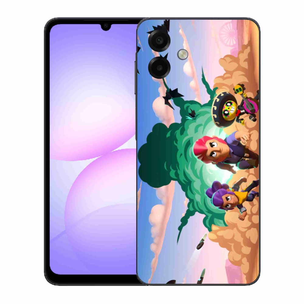 Gél borítás mmCase Samsung Galaxy A07 4G - verekedés csillagok