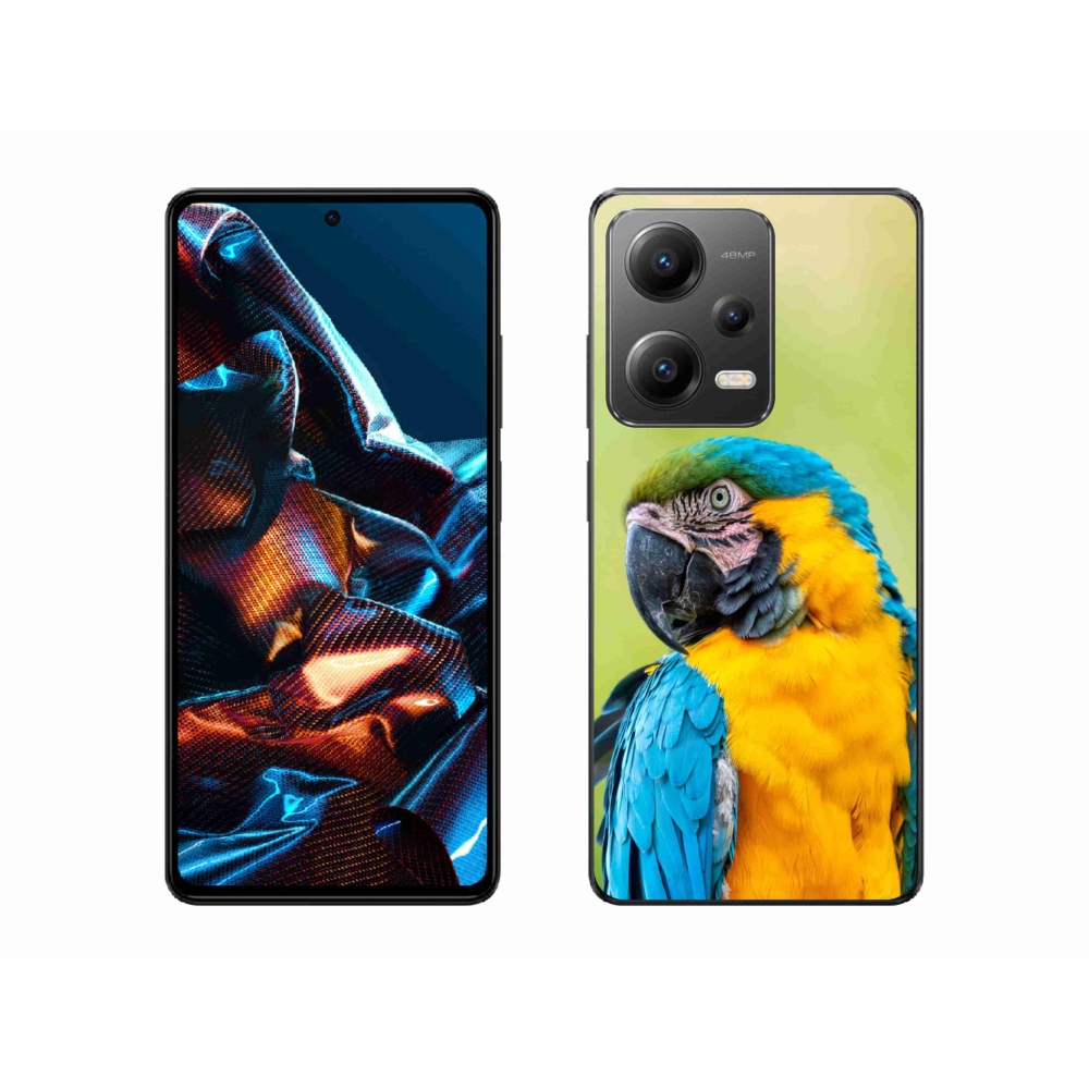 Gél tok mmCase a Xiaomi Redmi Note 12 Pro 5G számára - papagáj ara 2