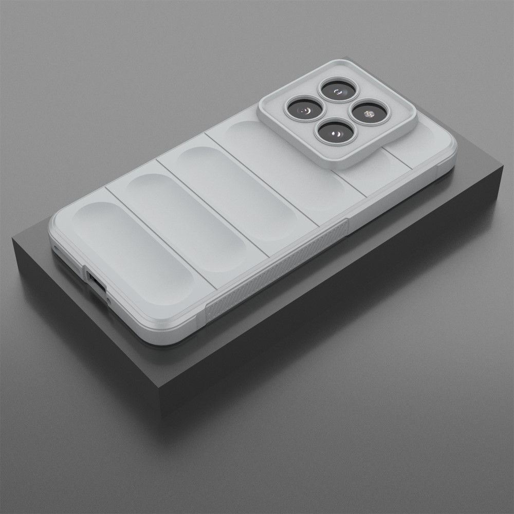 Rugg tartós zselés tok Xiaomi 14 Pro - világosszürke