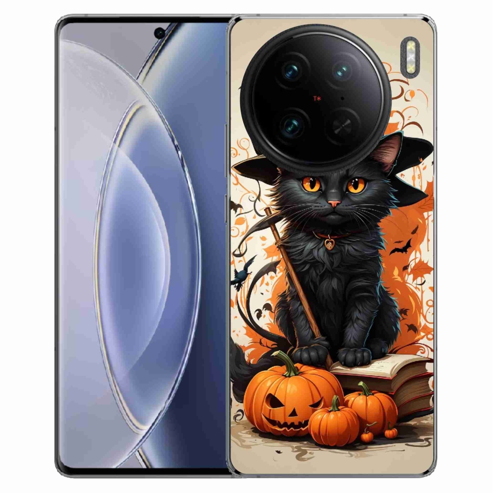 Zselés borítás mmCase a Vivo X90 Pro készülékhez - cat wizard
