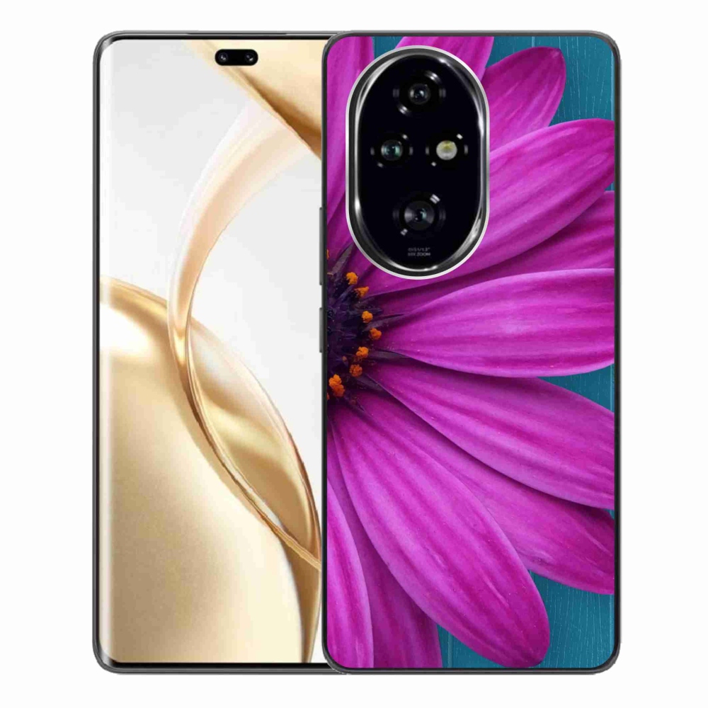 Gél tok mmCase a Honor 200 Pro 5G készülékhez - lila margaréta