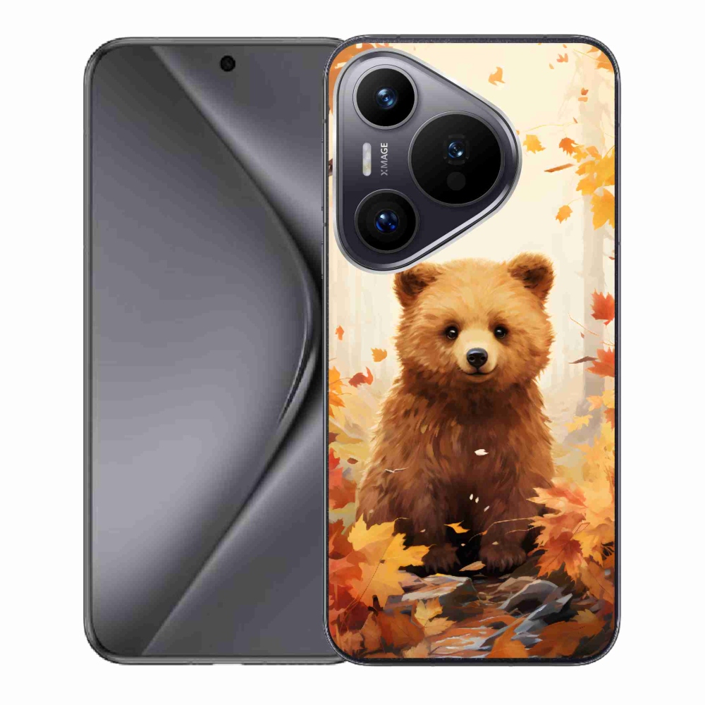 Gél borítás mmCase a Huawei Pura 70-hez - medve az erdőben