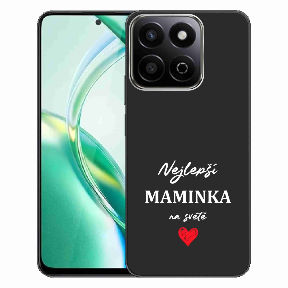 Gél borító mmCase a Honor 200 Smart 5G készülékhez - Best Mom 1 fekete háttér