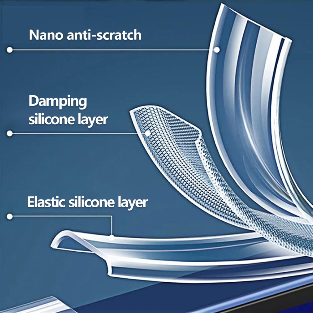 Átlátszó zselés tok megerősített sarkokkal Honor Magic 7 Lite 5G számára - átlátszó