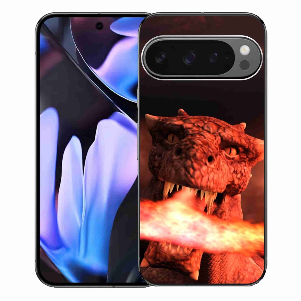 Gél védőburkolat mmCase a Google Pixel 9 Pro XL-hez - sárkány