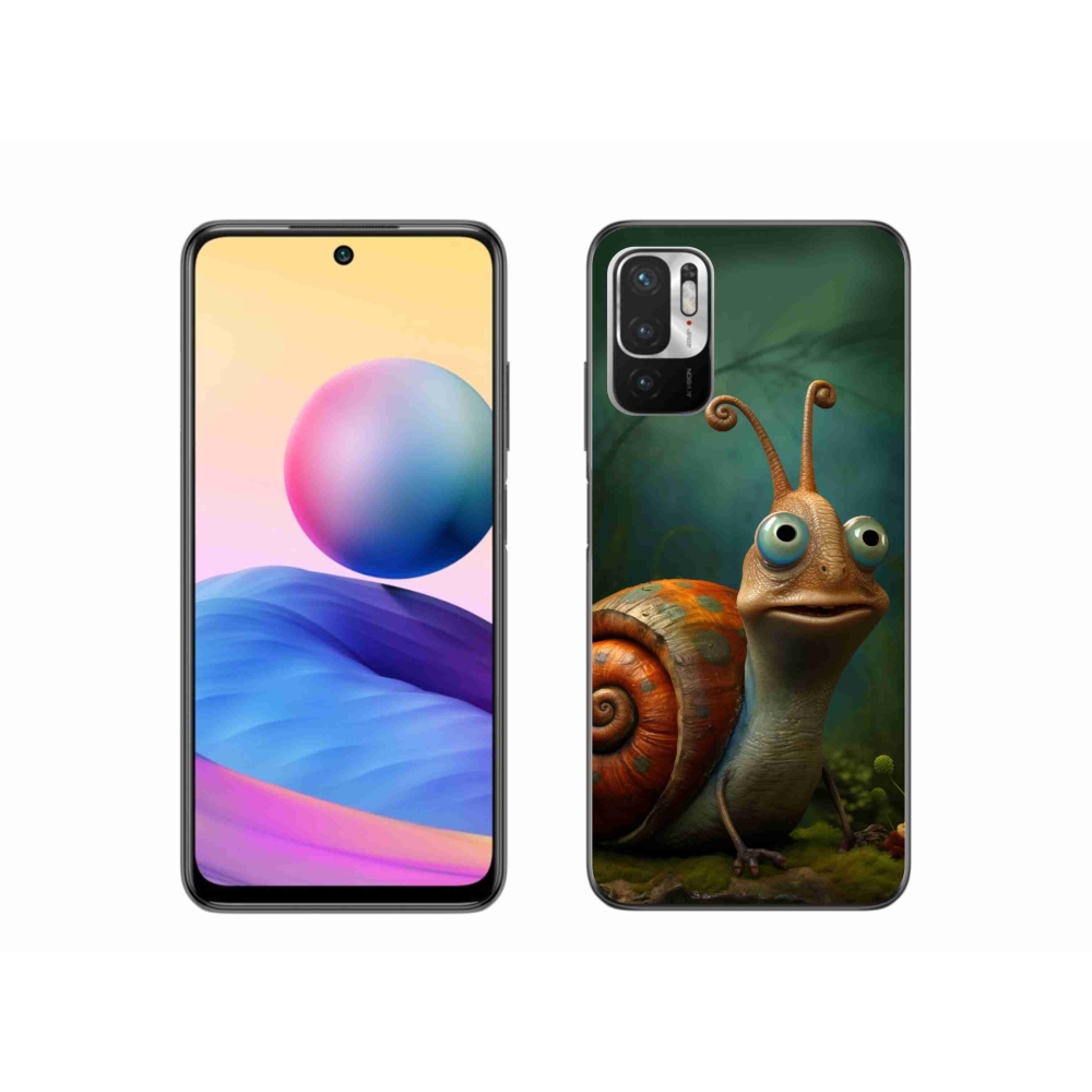 Gél borítás mmCase a Xiaomi Poco M3 Pro/5G számára - csiga