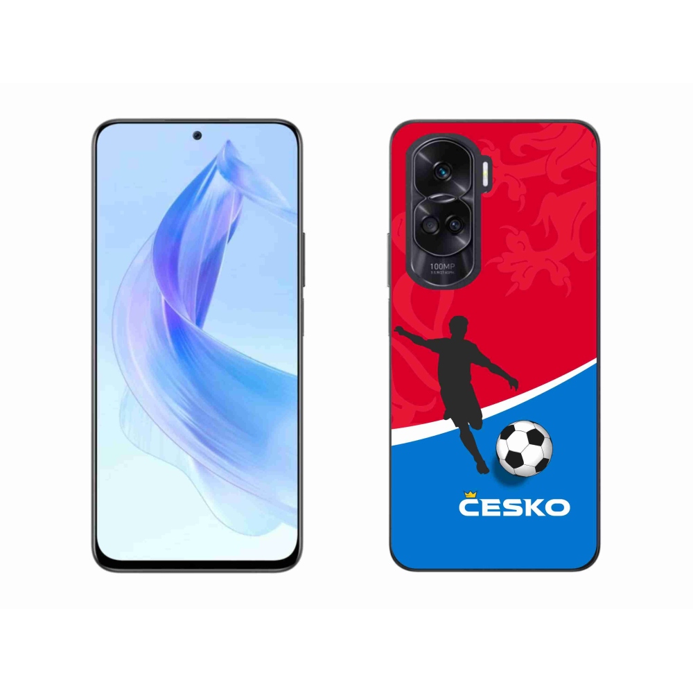 Gél borítás mmCase for Honor 90 Lite - futball Csehország