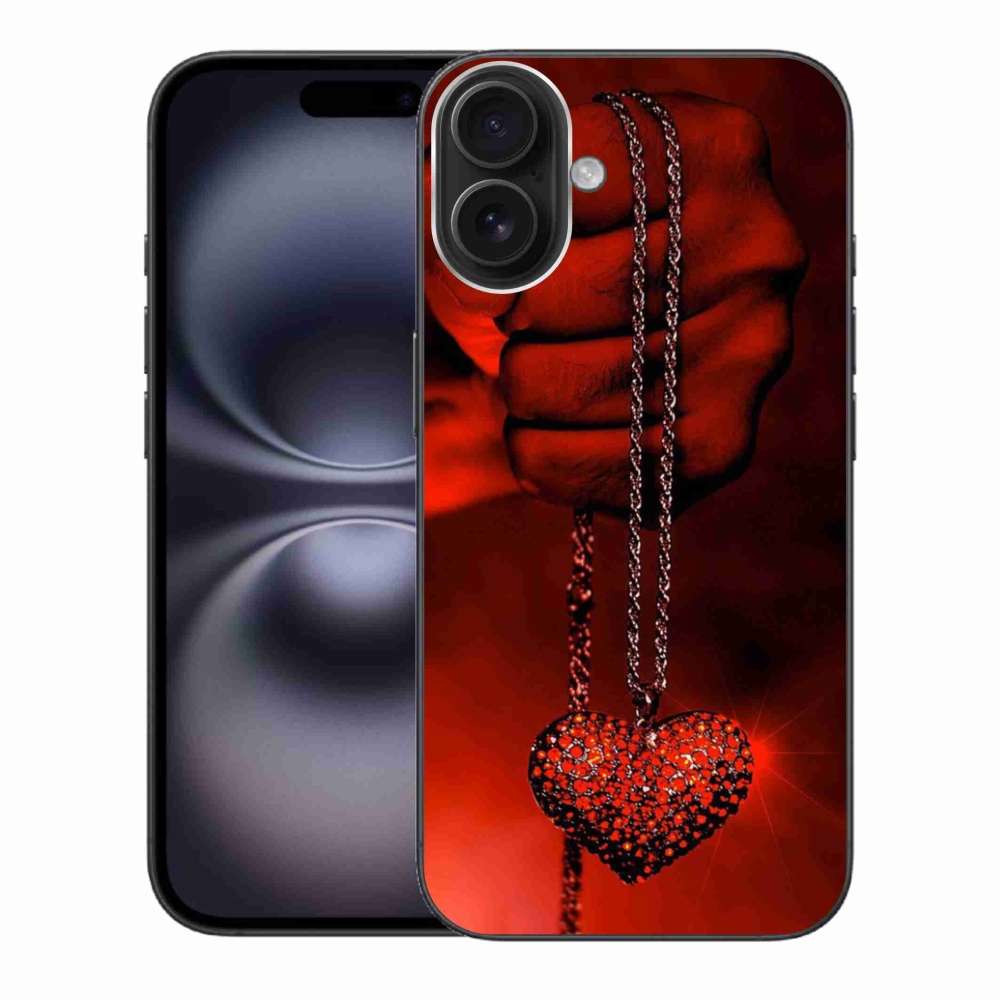 Gél borítás mmCase iPhone 16 Plus készülékhez - nyaklánc