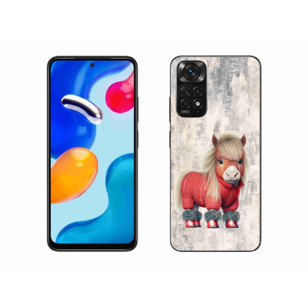 Gél borítás mmCase a Xiaomi Redmi Note 11 4G-hez - póni pulóverben