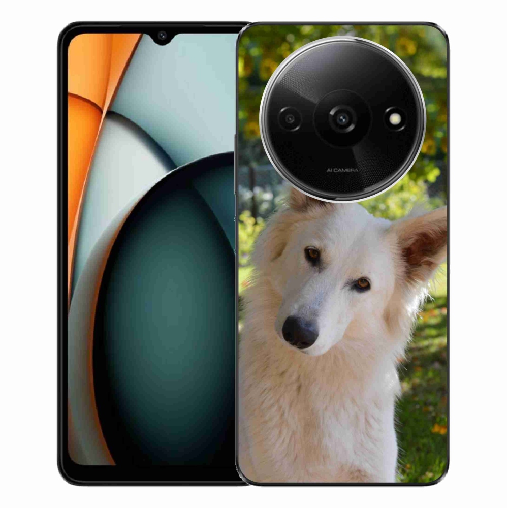 Gél borítás mmCase a Xiaomi Redmi A3-hoz - fehér Swiss Shepherd 1