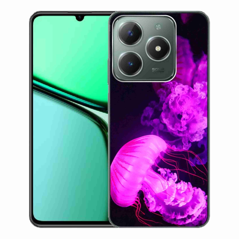 Zselés borító mmCase a Realme C61 készülékhez - medúza 1