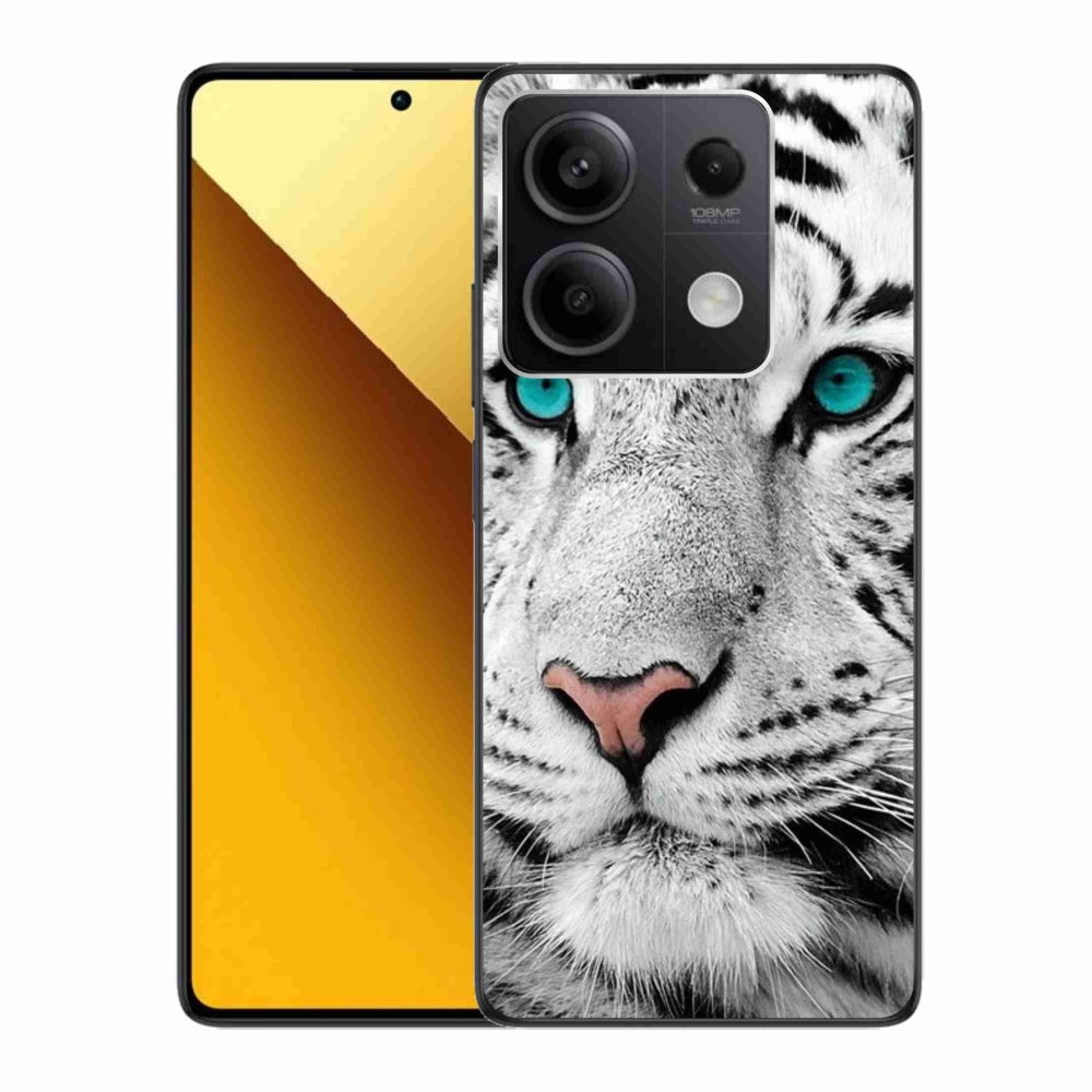 Gél borítás mmCase a Xiaomi Redmi Note 13 5G-hez - fehér tigris