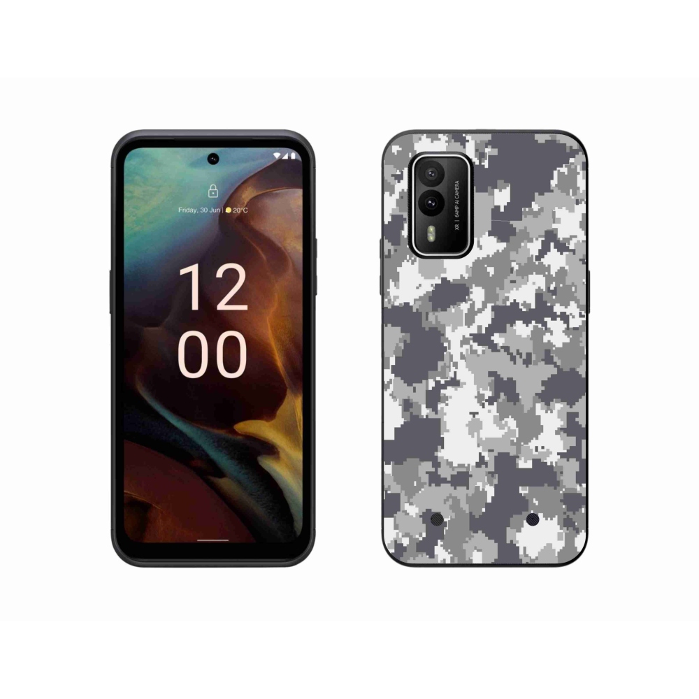 Zselés borítás mmCase a Nokia XR21 készülékhez - terepszínű minta 2