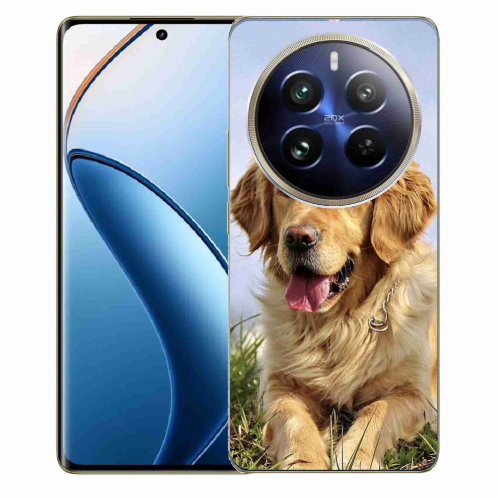 Gél tok mmCase a Realme 12 Pro 5G/12 Pro+ 5G számára - arany retriever