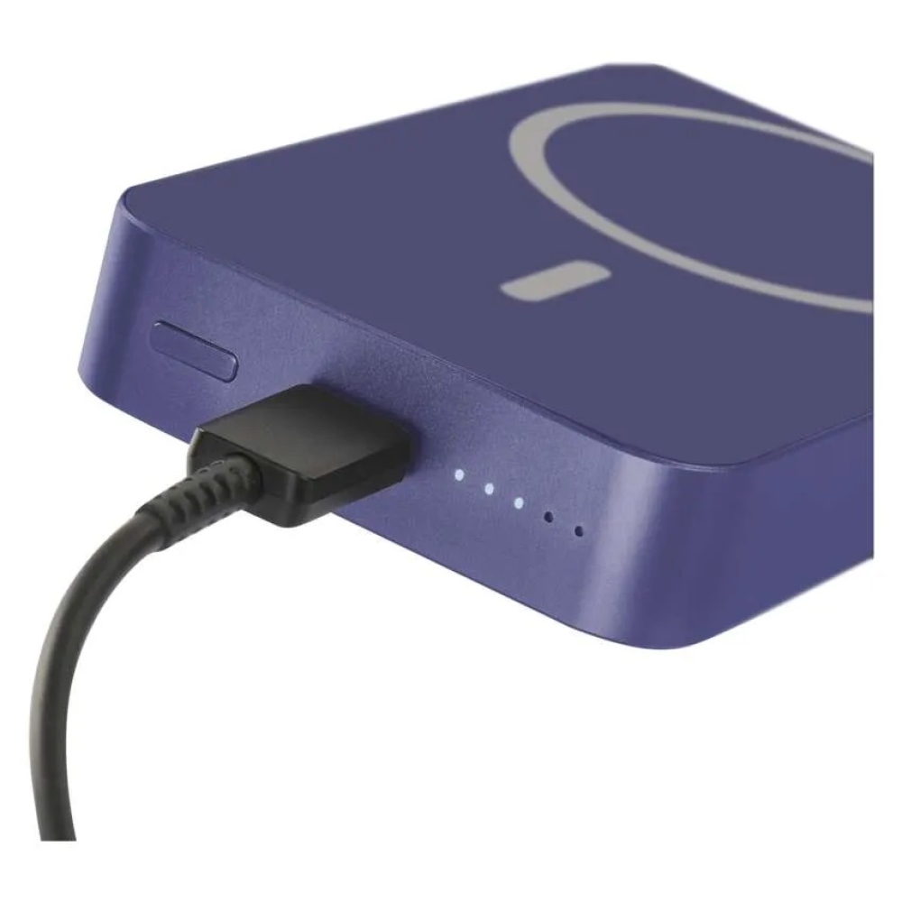 Powerbank EMOS WI 1046, 10 000 mAh, 20 W+vezeték nélküli - kék