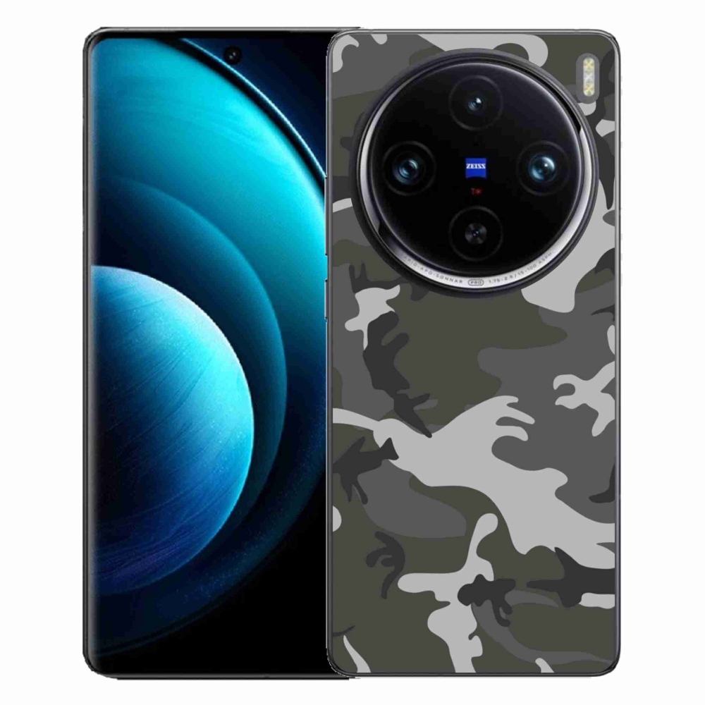 Zselés borítás mmCase a Vivo X100 Pro 5G készülékhez - álcázó mintás