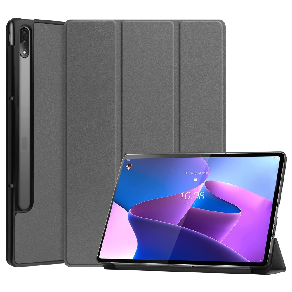 Ügyes záró tok a Lenovo Tab P12 Pro táblagéphez - szürke