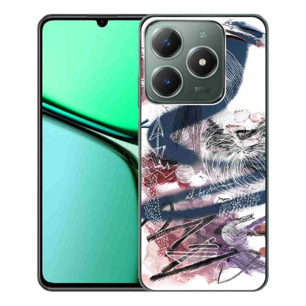 Gél borítás mmCase a Realme C61 készülékhez - absztrakt motívum 28