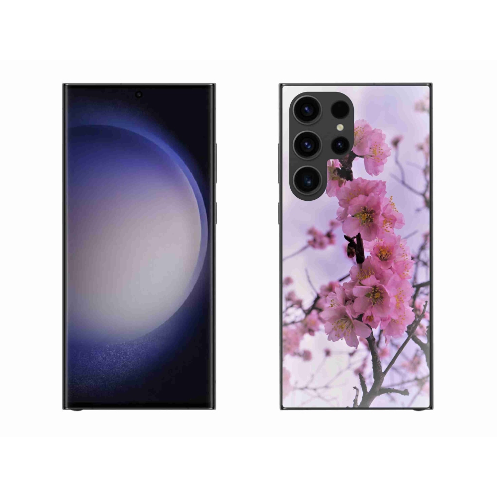 Gél borítás mmCase Samsung Galaxy S23 Ultra 5G - virágok 7