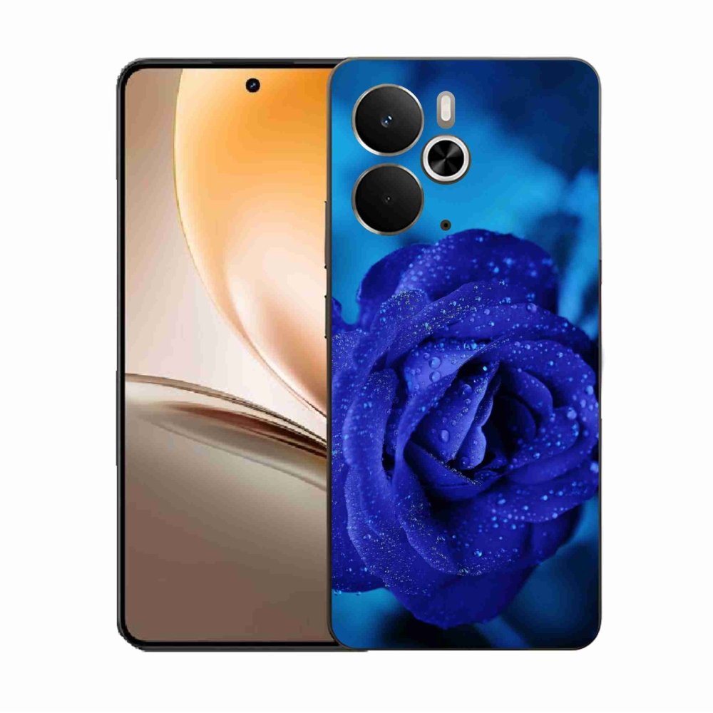 Gél borító mmCase a Realme 14 5G/14T 5G készülékhez - kék rózsa