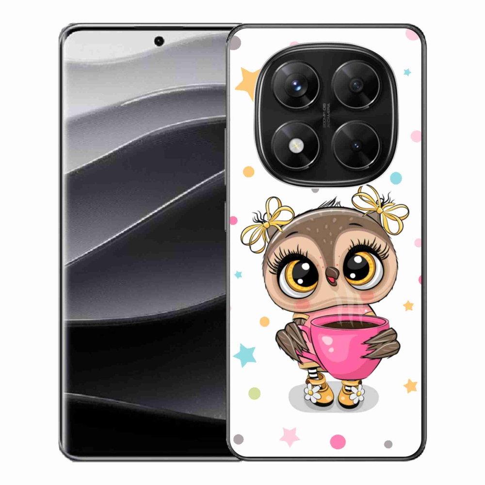 Gél borítás mmCase a Xiaomi Redmi Note 14 Pro 5G/Poco X7 5G számára - rajzfilm bagoly