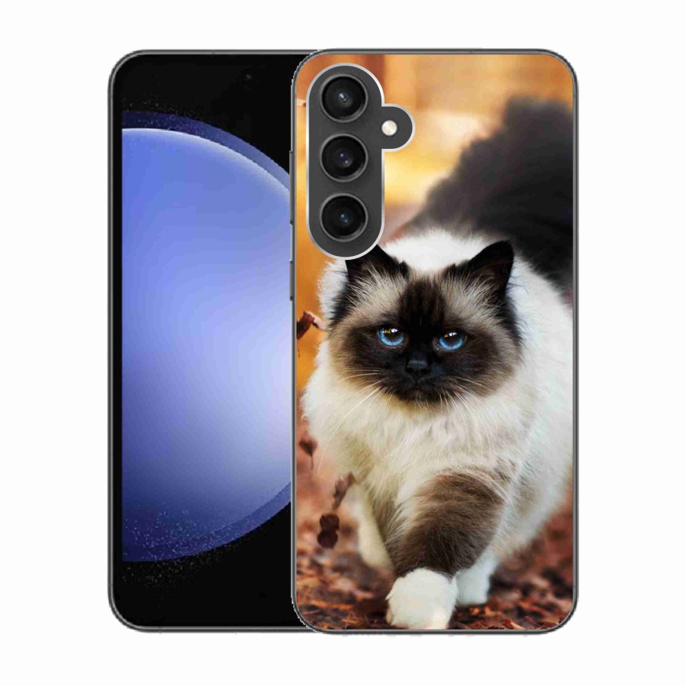 Gél tok mmCase a Samsung Galaxy S23 FE készülékhez - macska