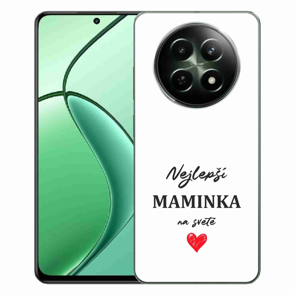 Gélborítás mmCase a Realme 12 5G/12x 5G - legjobb anya 1 fehér háttérrel