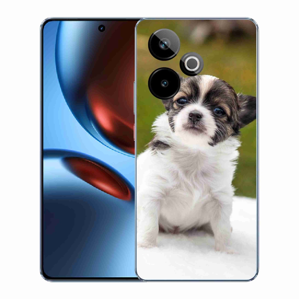 Rugalmas zselés tok mmCase képpel a Realme GT 7 5G/GT 7T 5G - Chihuahua 4 számára