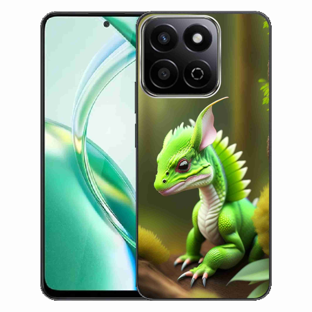 Zselés borítás mmCase a Honor 200 Smart 5G készülékhez - zöld sárkány