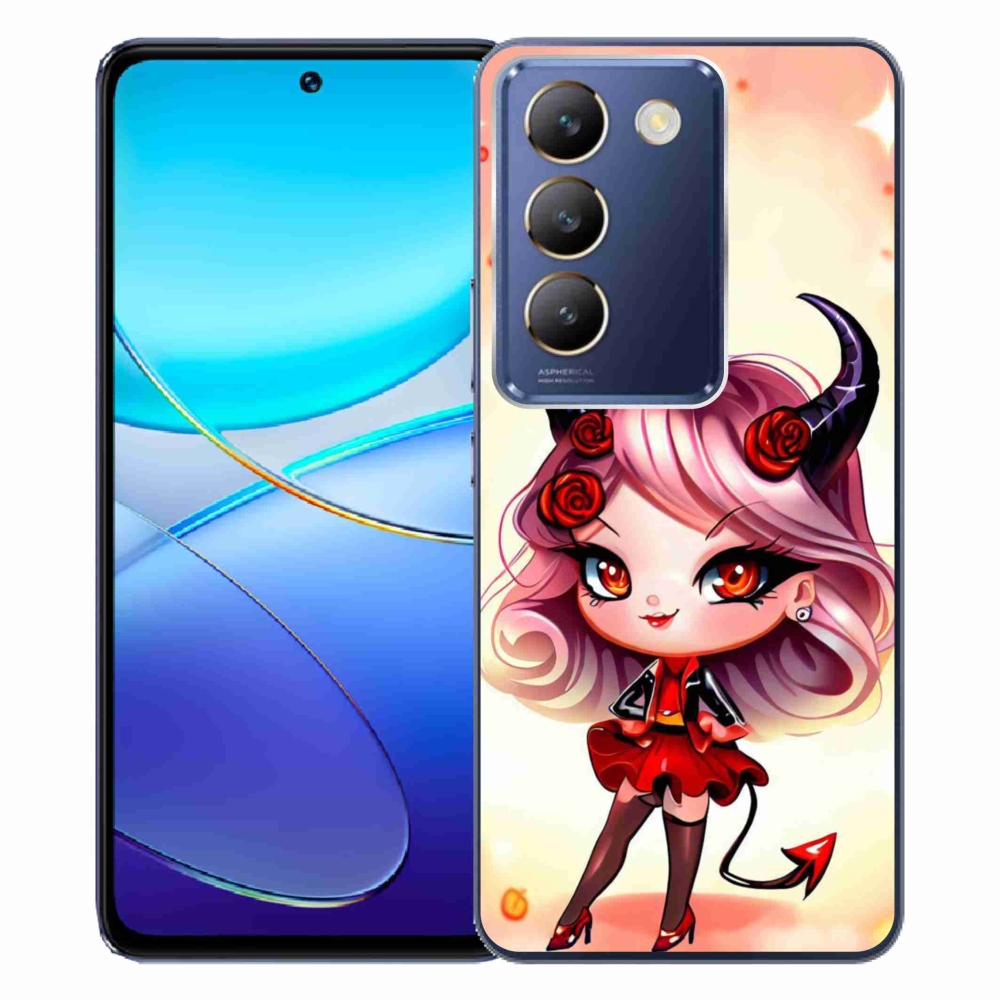 Gél borítás mmCase a Vivo V40 SE 4G/5G készülékhez - karikatúrás ördög
