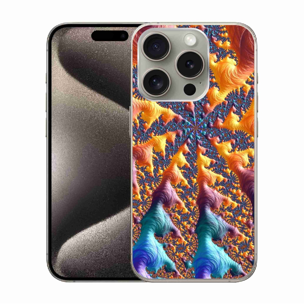 Gél borítás mmCase iPhone 15 Pro készülékhez - absztrakt motívum 23